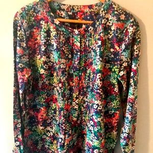 Talbots Floral Blouse